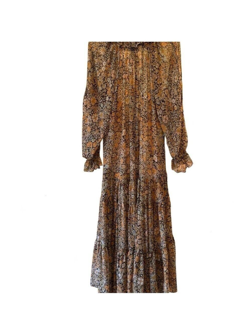 Free People Floral Long Sleeve Dress - Picture 3 of 6